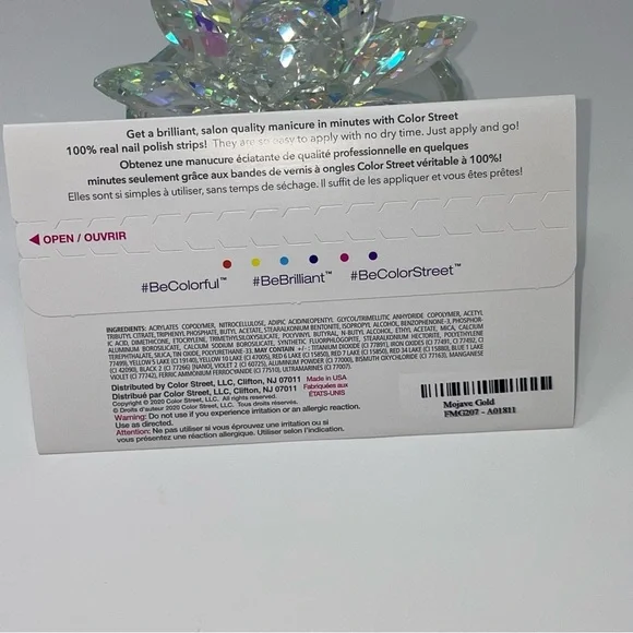 Color Street | Mojave Gold, a gold glitter, hard to find - retired set - Picture 9 of 10